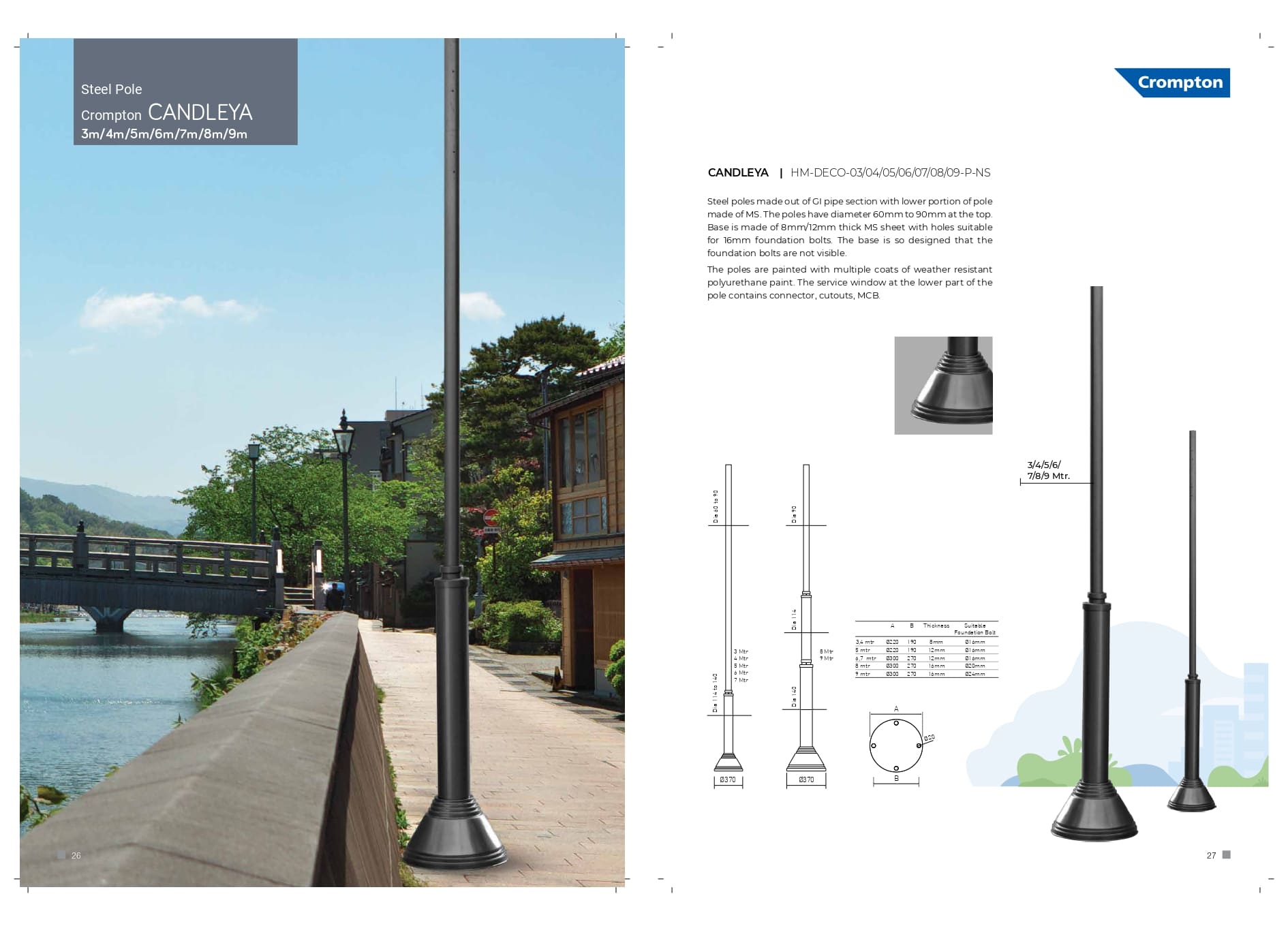 Steel Pole (CANDLEYA)